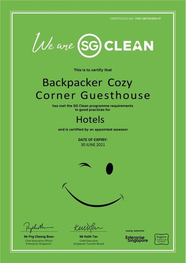 Backpacker Cozy Corner Guesthouse Singapore Bagian luar foto